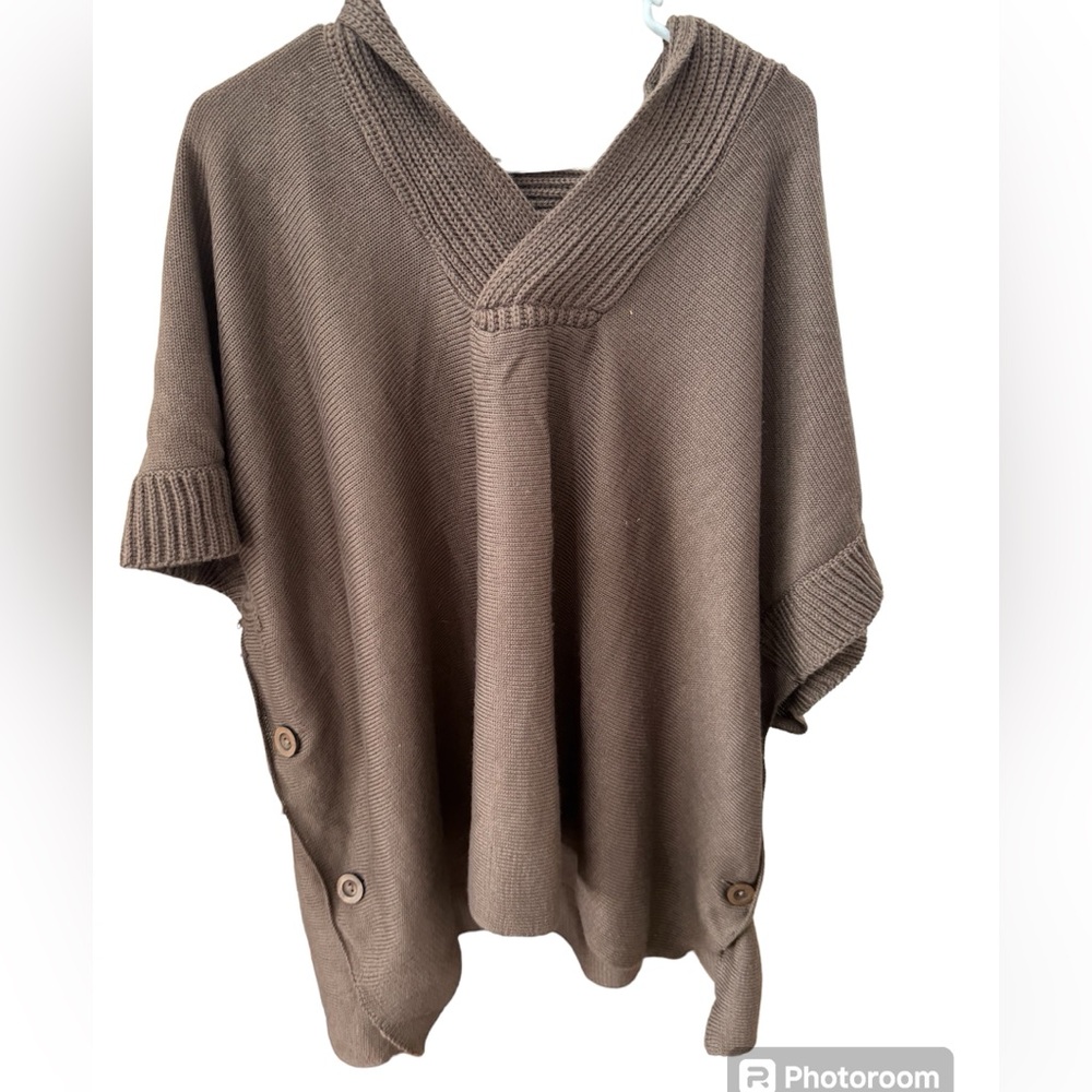 Women’s hooded kimono sweater size xl
